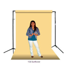 Фон бумажный BD 138 Sunflower - жёлтый подсолнух 1,35 х 11,0 м