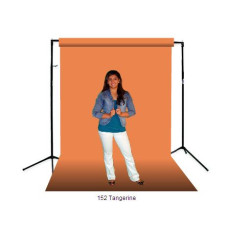 Фон бумажный BD 152 Tangerine - оранжевый мандарин 1,35 х 11,0 м