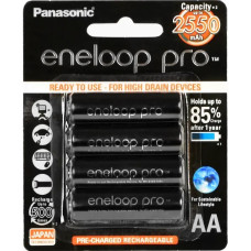 Аккумулятор Panasonic Eneloop Pro AA 2550mAh BK-3HCCE/4BN (4шт.)