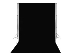 Фон бумажный Visico P-44 Black 2,75 x 10,0 м