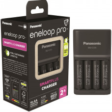 Зарядное устройство Panasonic Eneloop Smart-Quick Charger BQ-CC55E + 4 AA 2500 (K-KJ55HCD40E)