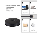 Поворотний стіл для предметної зйомки Puluz PU3049B black (30см)