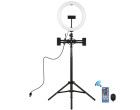 Кільцеве світло зі стійкою Puluz PKT3055B RGBW 26см (20W)