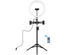 Кольцевой свет со стойкой Puluz PKT3068B RGBW 30см (30W)
