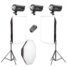 Набор студийного света Jinbei DPE II-800-3 Softbox Kit