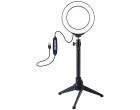 Кільцеве світло зі стійкою Puluz PKT3049B RGB Ring Light 12см (9W)