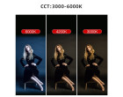 Водонепроницаемый свет трубка с магнитом Luxceo P200 RGB (6W)