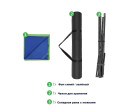 Фон у рамці з ніжками Visico BP-1522GB Chroma Key 2в1 зелёный/синий (150x220см)