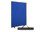 Фон у рамці з ніжками Visico BP-1522GB Chroma Key 2в1 зелёный/синий (150x220см)