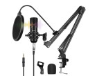 Мікрофон студійний з тримачем Puluz PU612B black
