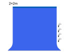 Фон студійний тканинний Puluz PU5207L blue Chroma Key 2х2м