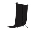 Фон для зйомки Visico PVC-1220 Black (120x200см)