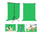 Фон зі стійкою Visico PVC-1220 Green (120x200см) MBGS-200150 KIT