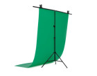 Фон зі стійкою Visico PVC-1220 Green (120x200см) MBGS-200150 KIT