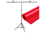 Фон зі стійкою Visico PVC-1220 Red (120x200см) MBGS-200150 KIT
