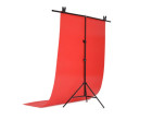 Фон зі стійкою Visico PVC-1220 Red (120x200см) MBGS-200150 KIT
