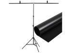 Фон зі стійкою Visico PVC-1220 Black (120x200см) MBGS-200150 KIT