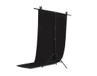 Фон зі стійкою Visico PVC-1220 Black (120x200см) MBGS-200150 KIT