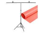 Фон зі стійкою Visico PVC-1220 Pink (120x200см) MBGS-200150 KIT
