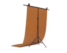 Фон зі стійкою Visico PVC-1220 Coffee (120x200см) MBGS-200150 KIT