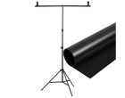 Фон зі стійкою Visico PVC-1220 Black (120x200см) MBGS-20080 KIT