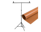 Фон зі стійкою Visico PVC-1220 Coffee (120x200см) MBGS-20080 KIT