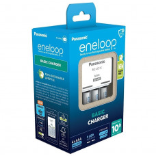 Зарядное устройство Panasonic Eneloop Basic Charger New BQ-CC51E+4xAAA 800mA (K-KJ51MCD04E)