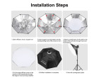 Софтбокс октагон Puluz PU5125 95см