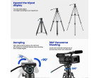 Штатив Fotopro DV-3A