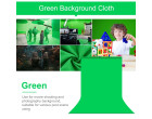 Фон студійний тканинний Puluz PU5209G green Chroma Key 1х2м