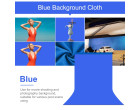 Фон студийный тканевый Puluz PU5209L blue Chroma Key 1х2м