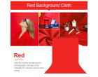 Фон студийный тканевый Puluz PU5209R red Chroma Key 1х2м