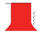 Фон студийный тканевый Puluz PU5209R red Chroma Key 1х2м