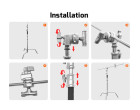 Журавль Visico CS-8206 C-Stand Kit with magic leg