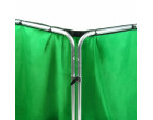 Фон екран розкладний Visico LP-400G green (2,4x4м)