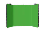 Фон екран розкладний Visico LP-400G green (2,4x4м)