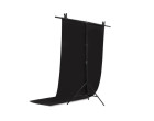 Фон зі стійкою Visico PVC-1520 Black (150x200см) MBGS-200150 KIT