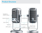Студийный USB микрофон Saramonic Xmic Z5