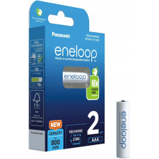 Аккумулятор Panasonic Eneloop AAA 800 mAh 2 шт (BK-4MCDE/2BE)