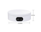 Поворотний стіл для предметної зйомки AccPro ND120W white (12см)