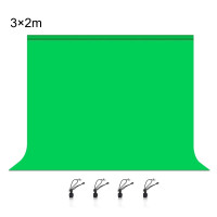 Фон студийный тканевый Puluz PU5214G green Chroma Key 3x2м