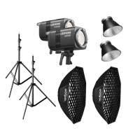 Набор постоянного света Godox Litemons LE200D-O2 Octabox Kit
