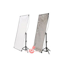 Відбивач HYUNDAE PHOTONICS White / Metal Silver 80x120см