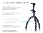Штатив для смартфона Joby GripTight GorillaPod Stand (Charcoal)