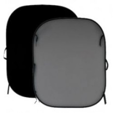 Фон в пружинной рамке LASTOLITE Black/Mid Grey 1,5x1,8m (56GB)