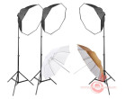 Набор постоянного света Mircopro FL-305-3 Mini Studio Kit
