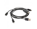 Набор переходников ExtraDigital MHL to HDMI Media adapter black (KBU1615)