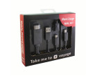 Набор переходников ExtraDigital MHL to HDMI Media adapter black (KBU1615)