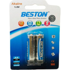 Батарейка Beston AA 1.5V Alkaline, 2шт (AAB1830)