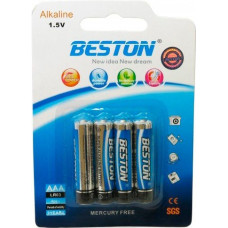 Батарейка Beston AAA 1.5V Alkaline, 4шт (AAB1833)